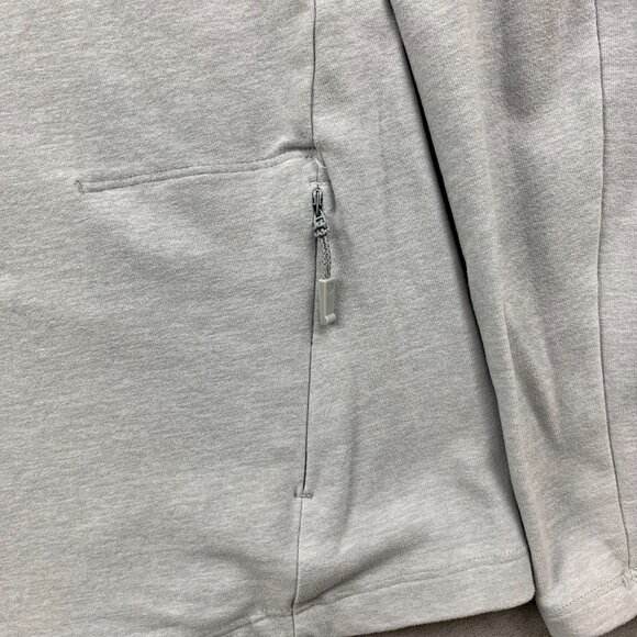 Lululemon Mens Shirt Small Light Gray Heather Surge Warm Long Sleeve Running - Picture 7 of 8